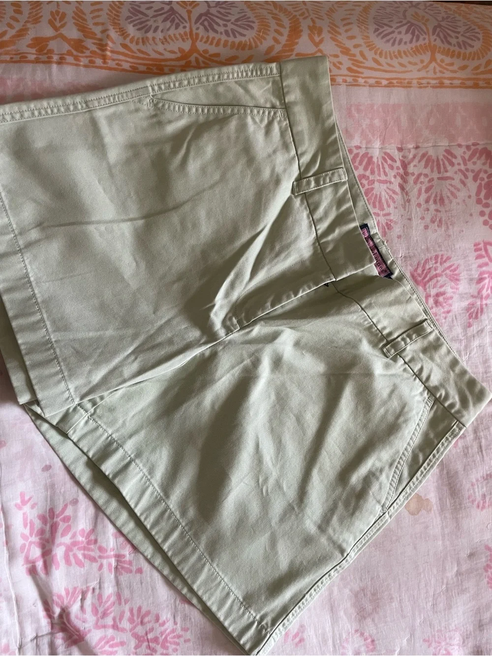 Vineyard Vines Pale Green Cotton Shorts